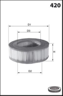 LUCAS LFAF333 - Filtru aer aaoparts.ro