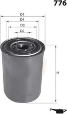 LUCAS LFOS136 - Filtru ulei aaoparts.ro