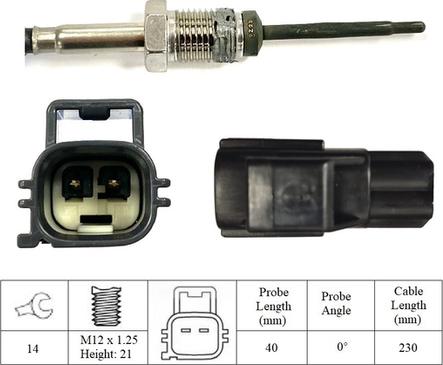 LUCAS LGS7279 - Senzor, temperatura gaze evacuare aaoparts.ro