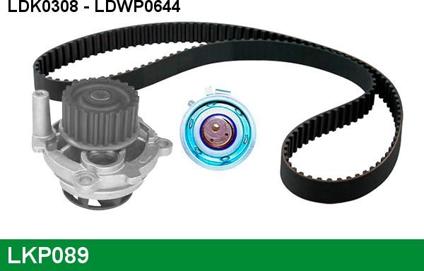 LUCAS LKP089 - Set pompa apa + curea dintata aaoparts.ro