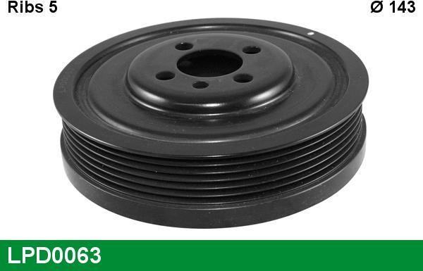 LUCAS LPD0063 - Fulie curea, arbore cotit aaoparts.ro