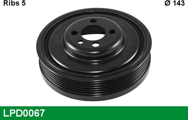 LUCAS LPD0067 - Fulie curea, arbore cotit aaoparts.ro