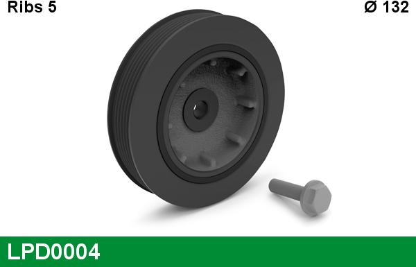 LUCAS LPD0004 - Fulie curea, arbore cotit aaoparts.ro