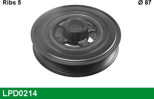 LUCAS LPD0214 - Fulie curea, arbore cotit aaoparts.ro
