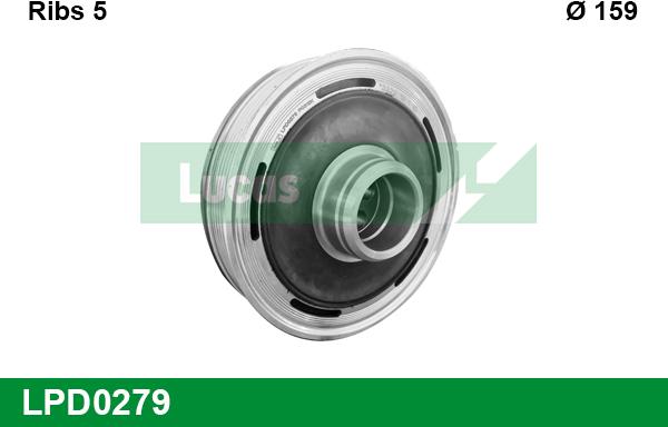 LUCAS LPD0279 - Fulie curea, arbore cotit aaoparts.ro
