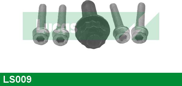 LUCAS LS009 - Set surub, disc curea-arbore cotit aaoparts.ro