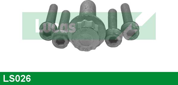 LUCAS LS026 - Set surub, disc curea-arbore cotit aaoparts.ro