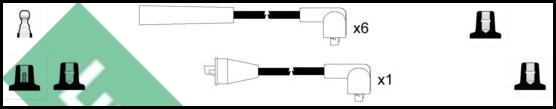 LUCAS LUC7454 - Set cablaj aprinder aaoparts.ro