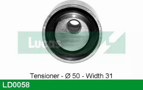 Lucas Engine Drive LD0058 - Rola intinzator,curea distributie aaoparts.ro