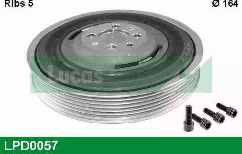 Lucas Engine Drive LPD0057 - Fulie curea, arbore cotit aaoparts.ro