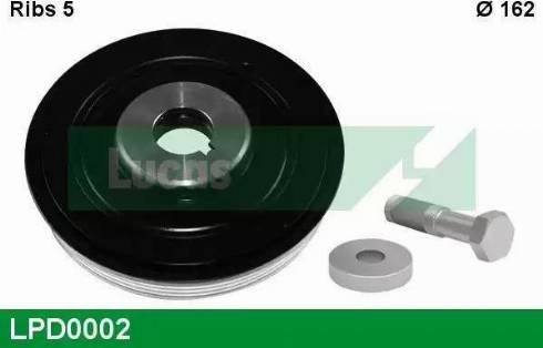 Lucas Engine Drive LPD0002 - Fulie curea, arbore cotit aaoparts.ro