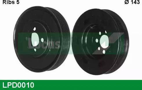 Lucas Engine Drive LPD0010 - Fulie curea, arbore cotit aaoparts.ro