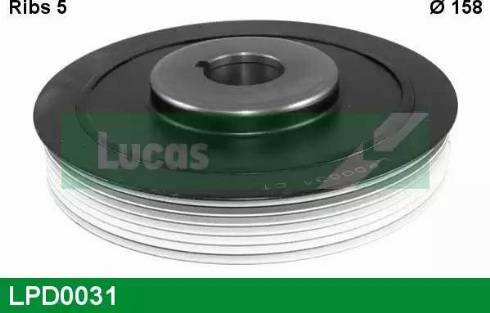Lucas Engine Drive LPD0031 - Fulie curea, arbore cotit aaoparts.ro