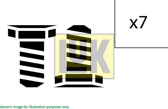 LUK 411 0186 10 - Set surub, volanta aaoparts.ro