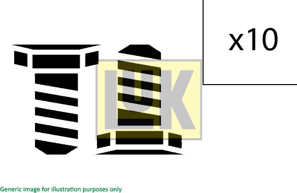 LUK 411 0139 10 - Set surub, volanta aaoparts.ro