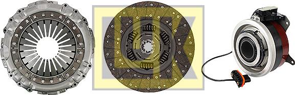 LUK 643 3467 33 - Set ambreiaj aaoparts.ro