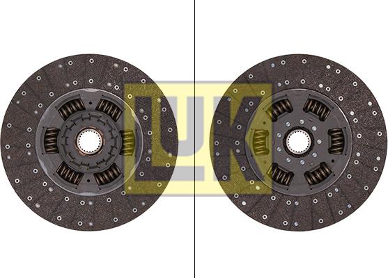 LUK 343 0139 10 - Disc ambreiaj aaoparts.ro