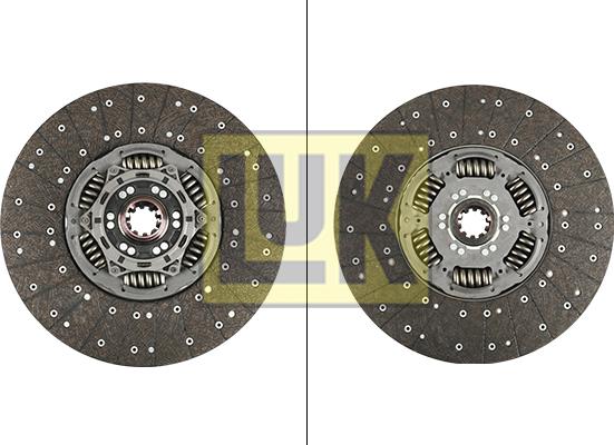 LUK 343 0229 10 - Disc ambreiaj aaoparts.ro