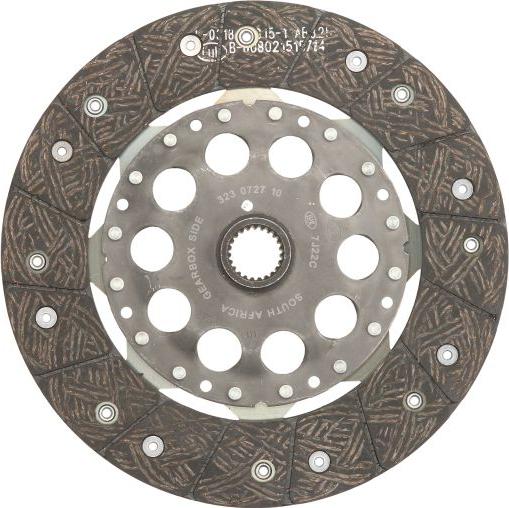 LUK 323 0727 10 - Disc ambreiaj aaoparts.ro