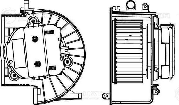Luzar LFh 0719 - Electromotor, ventilatie interioara aaoparts.ro