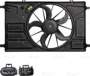 Luzar LFK 1014 - Ventilator, radiator aaoparts.ro