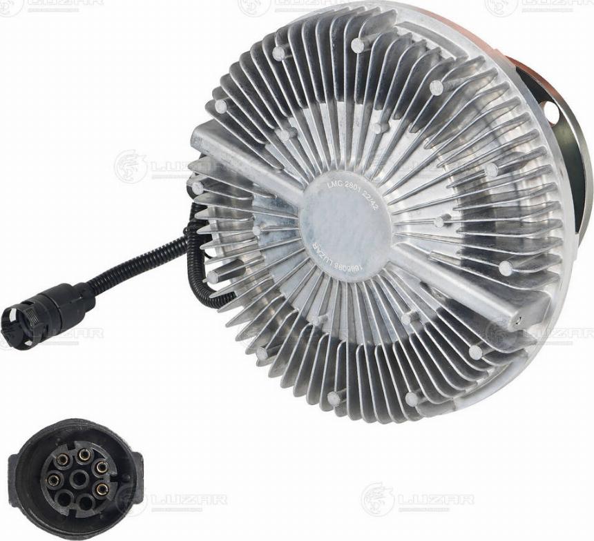 Luzar LMC 2801 - Cupla, ventilator radiator aaoparts.ro