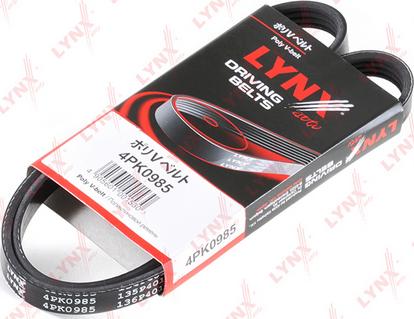 LYNXauto 4PK0985 - Curea transmisie cu caneluri aaoparts.ro
