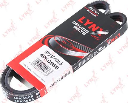 LYNXauto 4PK0868 - Curea transmisie cu caneluri aaoparts.ro