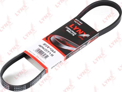 LYNXauto 4PK0718 - Curea transmisie cu caneluri aaoparts.ro