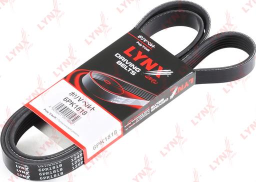 LYNXauto 6PK1818 - Curea transmisie cu caneluri aaoparts.ro