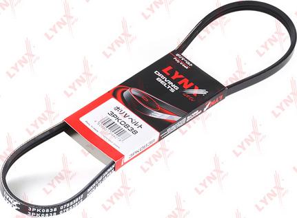 LYNXauto 3PK0838 - Curea transmisie cu caneluri aaoparts.ro