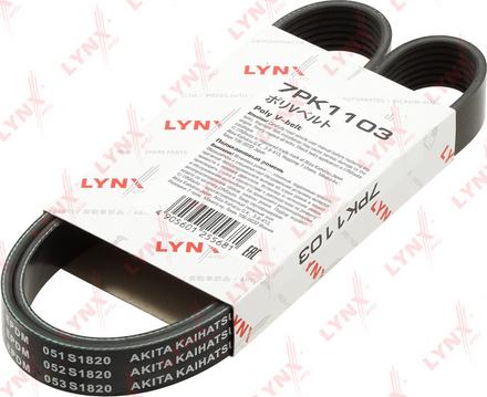 LYNXauto 7PK1103 - Curea transmisie cu caneluri aaoparts.ro