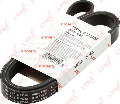 LYNXauto 7PK1735 - Curea transmisie cu caneluri aaoparts.ro
