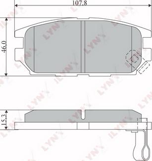 LYNXauto BD-5517 - Set placute frana,frana disc aaoparts.ro