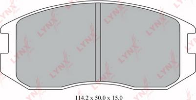 LYNXauto BD-5524 - Set placute frana,frana disc aaoparts.ro