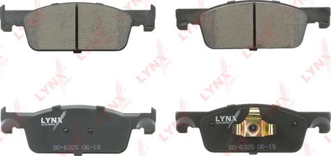LYNXauto BD-6325 - Set placute frana,frana disc aaoparts.ro