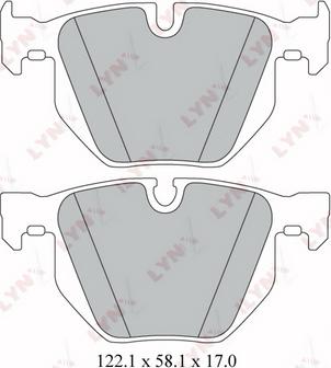 BMW (BRILLIANCE) 6 763 043 - Set placute frana,frana disc aaoparts.ro