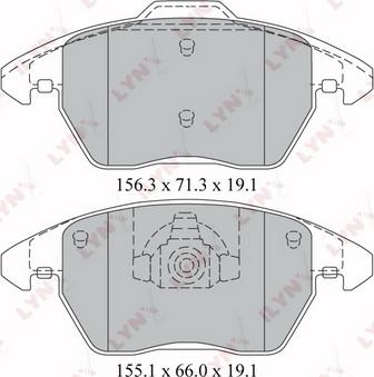 TRUPART DP11728RS - Set placute frana,frana disc aaoparts.ro