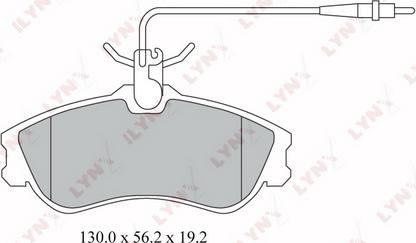 LYNXauto BD-2203 - Set placute frana,frana disc aaoparts.ro