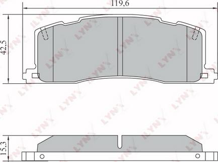 ADVICS-SEA A2N047T - Set placute frana,frana disc aaoparts.ro