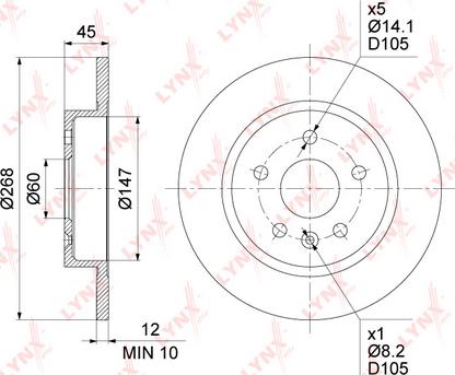 Comline ADC1152 - Disc frana aaoparts.ro