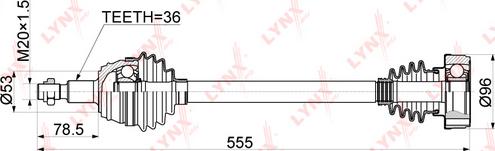 LYNXauto CD-1225 - Planetara aaoparts.ro