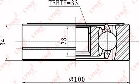 LYNXauto CI-8009 - Set articulatie, planetara aaoparts.ro