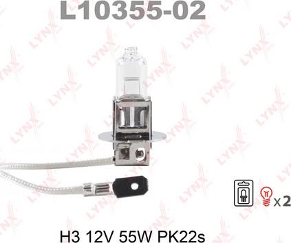 LYNXauto L10355-02 - Bec, far faza lunga aaoparts.ro