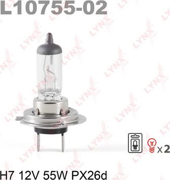 LYNXauto L10755-02 - Bec, far faza lunga aaoparts.ro