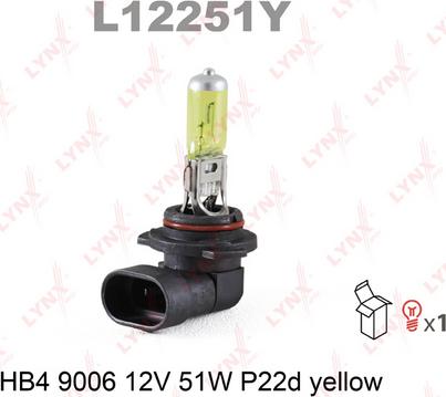 LYNXauto L12251Y - Bec, proiector ceata aaoparts.ro