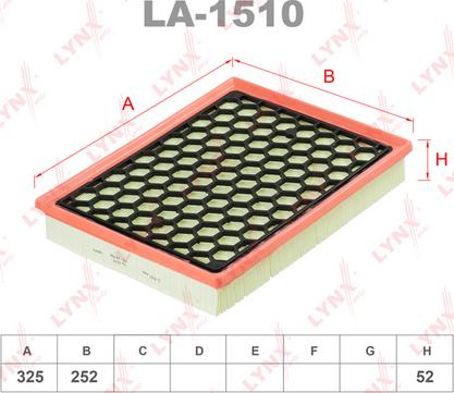 LYNXauto LA-1510 - Filtru aer aaoparts.ro