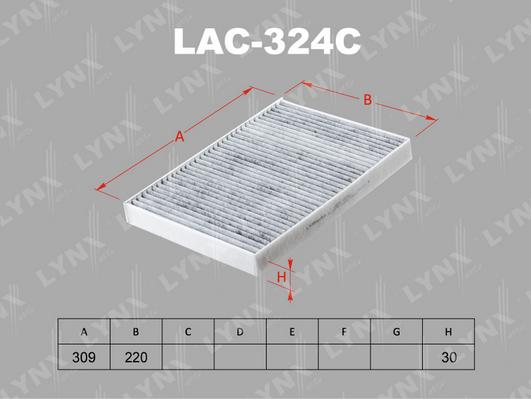 LYNXauto LAC-324C - Filtru, aer habitaclu aaoparts.ro