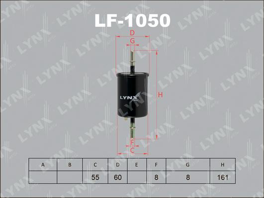 LYNXauto LF-1050 - Filtru combustibil aaoparts.ro