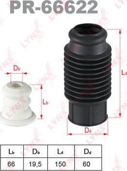 LYNXauto PR-66622 - Chit protectie praf,amortizor aaoparts.ro